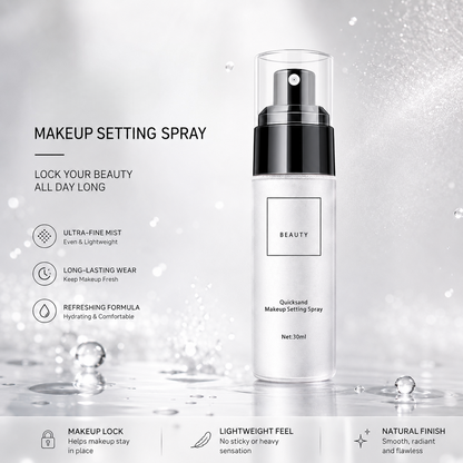 Buy 1 Get 1 Free – Last Day🔥Mattifying ✨ Waterproof 💦 Makeup Setting Spray 💄 – Long-Lasting Oil Control 🌸 & Fresh-Looking Finish