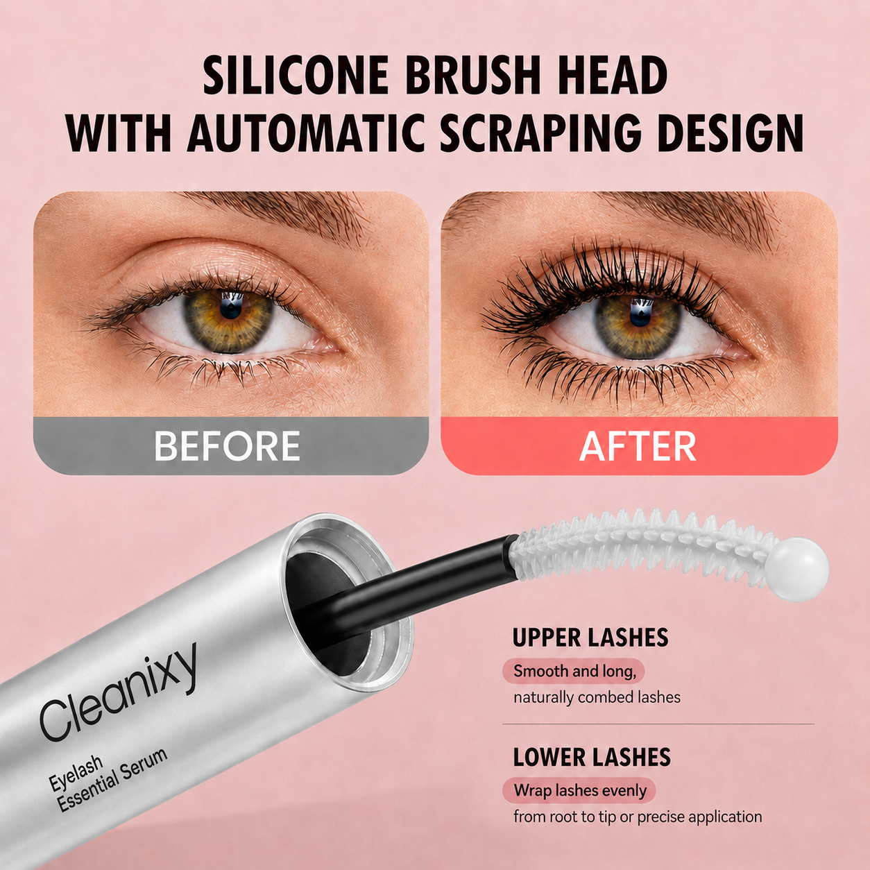 Buy 1 Get 1 Free ✨ Eyelash Growth Serum (Large Size) — Achieve fuller, thicker lashes in just 2 weeks.